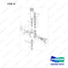 029731-4580 FEED PUMP AS - full parts diagram, item 18 marked - genuine Doosan / Bobcat forklift part