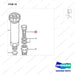 029731-4580 FEED PUMP AS - parts diagram, item 18 shown - genuine Doosan / Bobcat forklift part