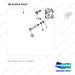 06.01013-9127 OIL COOLER - parts diagram, item 9 shown - genuine Doosan / Bobcat forklift part