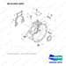 06.01494-4407 Fly Wheel Housing - full parts diagram, item 5 marked - genuine Doosan / Bobcat forklift part