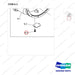 06.01923-3111 FLYWHEEL HOUSING - parts diagram, item 6-3 shown - genuine Doosan / Bobcat forklift part