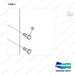 06.01923-3122 Oil Filter - parts diagram, item 3 shown - genuine Doosan / Bobcat forklift part