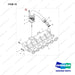 06.01923-3125 Intake Manifold - full parts diagram, item 10 marked - genuine Doosan / Bobcat forklift part