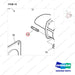 06.06225-0808 ELECTRIC PARTS & TACHOMETER DRIVE - parts diagram, item 14 shown - genuine Doosan / Bobcat forklift part