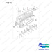 06.08092-2403 Cylinder Block - (TIERII & STAGEII CERTIFIED TRUCK) - full parts diagram, item 15 marked - genuine Doosan / Bobcat forklift part