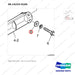 06.15233-0105 INJECTION PIPE - parts diagram, item 8 shown - genuine Doosan / Bobcat forklift part