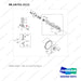 06.16731-2111 CRANK SHAFT - full parts diagram, item 14 marked - genuine Doosan / Bobcat forklift part