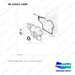 06.22022-1009 TIMING GEAR CASE - full parts diagram, item 1 marked - genuine Doosan / Bobcat forklift part