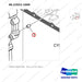 06.22022-1009 TIMING GEAR CASE - parts diagram, item 1 shown - genuine Doosan / Bobcat forklift part