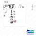 0636-302-005 TRANSMISSION - 7 OF 12(A133966) - parts diagram, item 60 shown - genuine Doosan / Bobcat forklift part