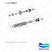 1.115-00017 CLUTCH;GROUP - full parts diagram, item 3 marked - genuine Doosan / Bobcat forklift part