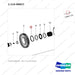 1.115-00017 CLUTCH;GROUP - parts diagram, item 3 shown - genuine Doosan / Bobcat forklift part