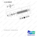1.115-00327 COUPLING ASSY - full parts diagram - genuine Doosan / Bobcat forklift part