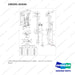 100201-02434 LINE GROUP,ATTACHMENT;2CYL,4WAY - full parts diagram, item 22 marked - genuine Doosan / Bobcat forklift part