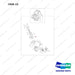 100201-04273 CHASSIS HANDLE ASSY - full parts diagram, item 23 marked - genuine Doosan / Bobcat forklift part