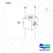100201-04348 ACCUMULATOR - parts diagram, item 2 shown - genuine Doosan / Bobcat forklift part