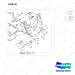 100201-04697 FRAME GP;55KW,UL DS,LIFT EYE,F/S - parts diagram, item 23 shown - genuine Doosan / Bobcat forklift part