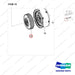 100502-00389 TRANSMISSION ASSY;MT40A - parts diagram, item 15 shown - genuine Doosan / Bobcat forklift part
