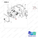 100502-00429 HOUSING ASSY,AXLE;SUB - parts diagram, item 4 shown - genuine Doosan / Bobcat forklift part