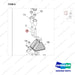 101101-00808 VALVE ARRANGEMENT;D40S 2/2, KAYABA - parts diagram, item 8 shown - genuine Doosan / Bobcat forklift part
