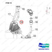 101101-01046 VALVE GROUP,CONTROL;3 SECTION,3 LEVER (F/S) - parts diagram, item 16 shown - genuine Doosan / Bobcat forklift part