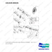 101529-00535 AXLE ASSY,DRIVE;AXLE ASSY,DRIVE;LH;PMS85 - full parts diagram, item 67 marked - genuine Doosan / Bobcat forklift part