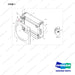 101529-00552 Cooling Module - full parts diagram, item 1 marked - genuine Doosan / Bobcat forklift part