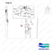101529-01988 MERCHANDIZING;PRI 3WAY(FF) - parts diagram, item 16 shown - genuine Doosan / Bobcat forklift part
