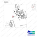101529-02046 SEAT;STATIC;STD,W/O LOGO (NON-NACA) - parts diagram, item 13 shown - genuine Doosan / Bobcat forklift part