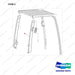 101534-00885 LEG GROUP;REAR - full parts diagram, item 2 marked - genuine Doosan / Bobcat forklift part