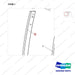 101534-00902 LEG GROUP;REAR - parts diagram, item 1 shown - genuine Doosan / Bobcat forklift part