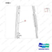 101534-00955 LEG GROUP;REAR,2075MM - parts diagram, item 1 shown - genuine Doosan / Bobcat forklift part
