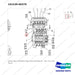 101539-00379 VALVE ASSY,CONTROL;4SEC,4LEV,ISO3691,FR - parts diagram, item 9 shown - genuine Doosan / Bobcat forklift part