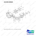 101550-00058 LINE GROUP,FUEL;PSI 4.3L - full parts diagram - genuine Doosan / Bobcat forklift part