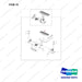 101555-00768 PEDAL;PALLET CLAMP - full parts diagram, item 10 marked - genuine Doosan / Bobcat forklift part