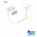 101555-01012 BRAKE AND INCHING ONE PEDAL - full parts diagram, item 2 marked - genuine Doosan / Bobcat forklift part