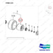 101572-00192 TIRE GROUP;CUSHION LUG - parts diagram, item 3-01 shown - genuine Doosan / Bobcat forklift part