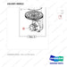 101587-00052 TRANSFER GROUP - parts diagram, item 1 shown - genuine Doosan / Bobcat forklift part