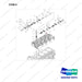 110202-00126 VALVE AND ROCKER ARM GP - full parts diagram, item 8 marked - genuine Doosan / Bobcat forklift part