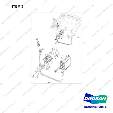 110302-02032 OPTION_HOMOLOGATION;UL-LPS - full parts diagram, item 3 marked - genuine Doosan / Bobcat forklift part