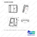 110302-02496 FULL CABIN, 100MM HIGHER, DIES - full parts diagram, item 6 marked - genuine Doosan / Bobcat forklift part