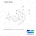 110411-00455 RUBBER,MOUNT;ECU_PSI 4.3L - full parts diagram, item 1 marked - genuine Doosan / Bobcat forklift part