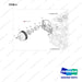 110412-00247 COOLING FAN - full parts diagram, item 4 marked - genuine Doosan / Bobcat forklift part