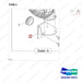 110412-00300 OPTION-OPERATOR FAN;SINGLE - parts diagram, item 2 shown - genuine Doosan / Bobcat forklift part