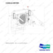 110414-00709 BAFFLE;GROUP - full parts diagram, item 1 marked - genuine Doosan / Bobcat forklift part