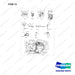 110414-00997 WIRING GROUP;GC18S-5,T3,HMC2.4L - full parts diagram, item 13 marked - genuine Doosan / Bobcat forklift part