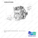 110414-01561 BRACKET,ENGINE MOUNTING;GROUP - full parts diagram, item 1 marked - genuine Doosan / Bobcat forklift part