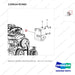 110414-01562 BRACKET,ENGINE MOUNTING;GROUP - parts diagram, item 2 shown - genuine Doosan / Bobcat forklift part