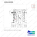 110414-02260 LAMP GP;FFT MAST,LED - parts diagram, item 3 shown - genuine Doosan / Bobcat forklift part