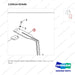 110414-02446 OPTION-ROUND REAR VIEW MIRROR;2.5TON - parts diagram, item 1 shown - genuine Doosan / Bobcat forklift part